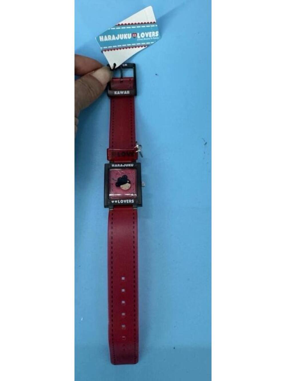 Harajuku Lovers Red Kawaii Watch NWT Gwen Stefani H Lovers Charm 3 ATM New